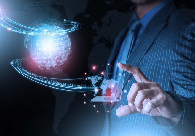 商務(wù)信息科技未來(lái)高清圖片