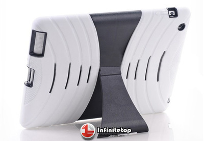 【廠家 蘋果ipad保護套 ipad2/ipad3支架機器人保護套 硅膠套 批發】價格,廠家,圖片,數碼保護套/保護殼,廣州飛尼拓電子產品-